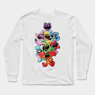 Poppy playtime smiling critters catnap Long Sleeve T-Shirt